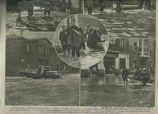 Collection Magazines and Newspapers: LA VANGUARDIA 1933 INUNDACIONES EN VIZCAYA LAS ARENAS BILBAO LA GUARDIA CIVIL DE SALVAMENTO GIRONES