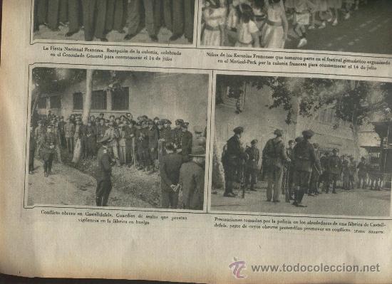 Coleccionismo de Revistas y Peri&oacute;dicos: VANGUARDIA 1932 CONFLICTO OBRERO EN FABRICA CASTELLDEFELS JOYERO J.ROCA CONSULADO FRANCIA BARCELONA