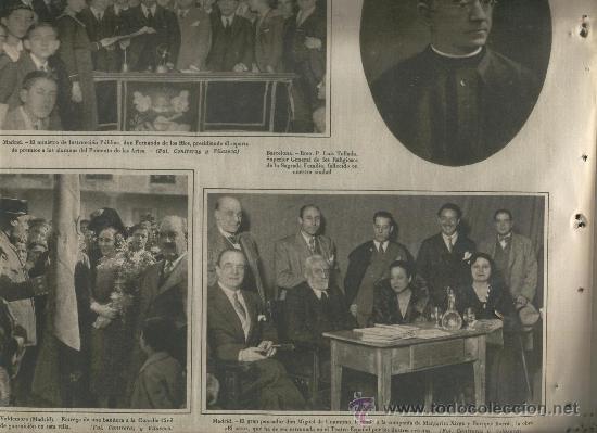 Coleccionismo de Revistas y Peri&oacute;dicos: LA VANGUARDIA 1932 CAMPRODON VALL DE LA ROCA UNAMUNO Y MARGARITA XIRGU VALDEMORO MADRID