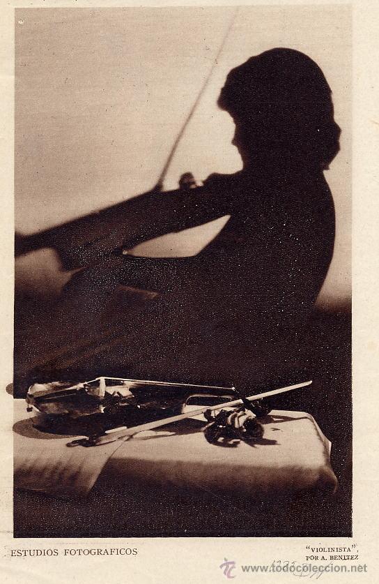 Coleccionismo de Revistas y Peri&oacute;dicos: ILUSTRACION 1922 VIOLIN HOJA REVISTA