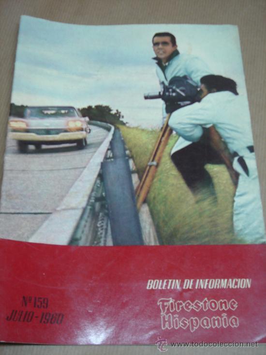 Coleccionismo de Revistas y Peri&oacute;dicos: REVISTA BOLETIN DE INFORMACION FIRESTONE HISPANIA N&ordm; 159 JULIO 1960