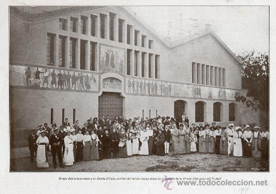 barcelona 1914 escuela de trabajo hoja revista Compra venta todocoleccion