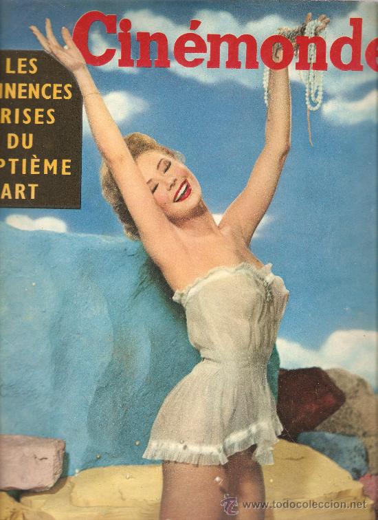 Coleccionismo de Revistas y Peri&oacute;dicos: CINEMONDE: MITZY GAYNOR, B.BARDOT, ROGER HANIN, CH.CHAPLIN, GILBERT BECAUD, D.DARRIEUX
