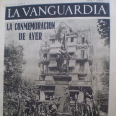 Coleccionismo de Revistas y Periódicos: LA VANGUARDIA 12 SEPTIEMBRE 1936 GERRA CIVIL TALAVERA DEL TAJO-BARCELONA VER FOTOS. Lote 12525022