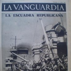 Coleccionismo de Revistas y Periódicos: LA VANGUARDIA 18 OCTUBRE 1936 GUERRA CIVIL FRENTE DE TERUEL- BARCELONA-EUZKADI. Lote 12566937