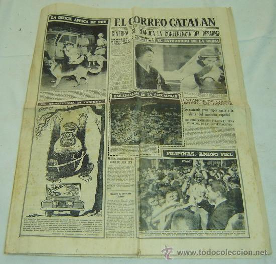 Coleccionismo de revistas y peri&oacute;dicos: PERIODICO EL CORREO CATALAN-MIERCOLES,22 ENERO 1964-NUM. 26.850-GINEBRA, SE REANUDA LA CONFERENCIA D