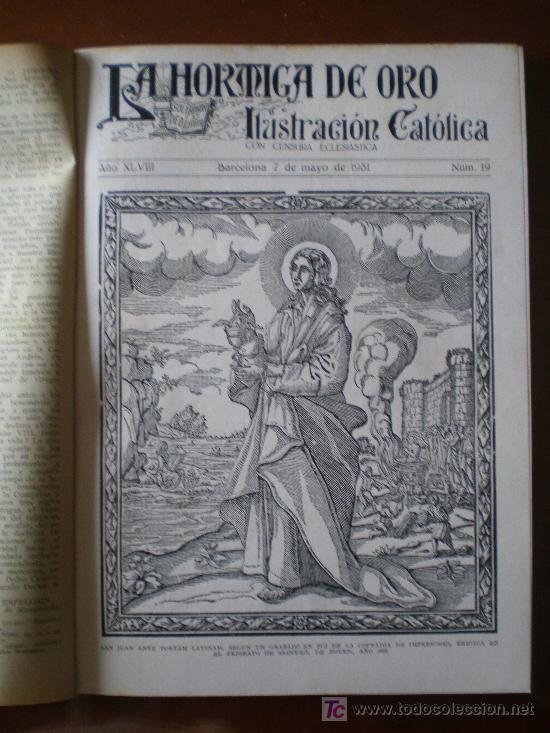 Coleccionismo de revistas y peri&oacute;dicos: LA HORMIGA DE ORO N&ordm; 19 (07/05/31) BENLLOCH VILLORIA ASTURIAS BARCELONA PITUSIN MONTJUICH SEVILLA