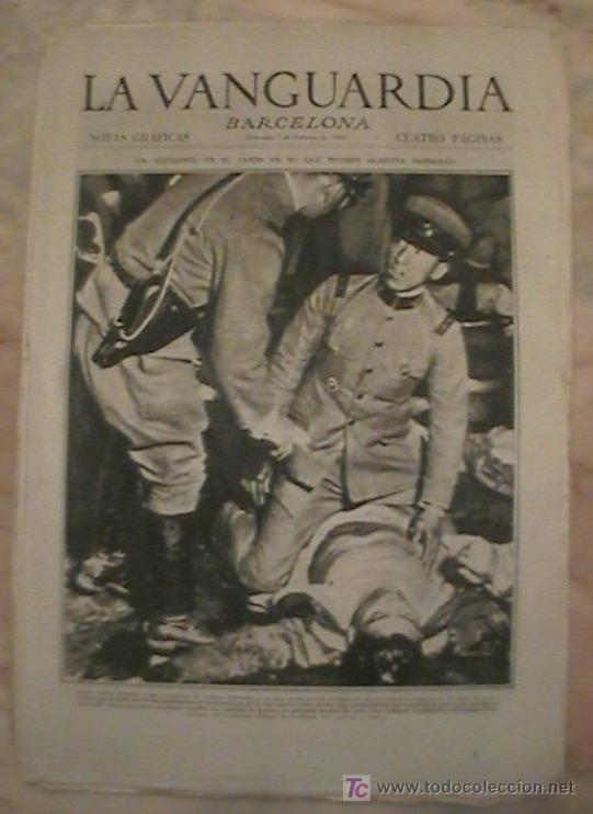 Collezionismo di Riviste e Giornali: ANTIGUO DIARIO LA VANGUARDIA BARCELONA NOTAS GRAFICAS CUATRO PAGINAS 7 DE FEBRERO DE 1934
