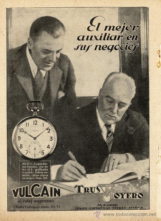 Coleccionismo de Revistas y Peri&oacute;dicos: TRUST JOYERO 1928 HOJA REVISTA