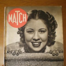 Coleccionismo de Revistas y Periódicos: MATCH Nº 35 (02/03/39) GUERRA CIVIL MADRID VALENCIA MIAJA MARION DANIELS