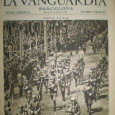 Coleccionismo de Revistas y Periódicos: LA VANGUARDIA 15 ABRIL 1936 BARCELONA DESFILE MILITAR . Lote 12947502