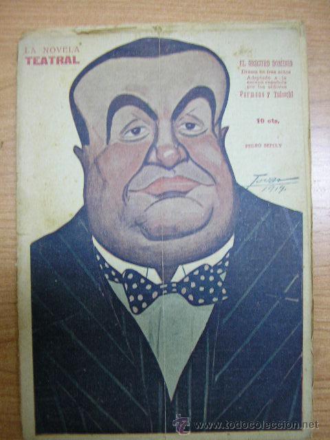 Coleccionismo de Revistas y Peri&oacute;dicos: LA NOVELA TEATRAL,A&Ntilde;O IV,N&ordm; 117,A&Ntilde;O 1919,EL OBSCURO DOMINIO,DE ARQUITAS VALENTE