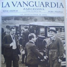 Coleccionismo de Revistas y Periódicos: LA VANGUARDIA 18 MARZO 1934 OLESA DE MONSERRAT LA PASSIO - BARCELONA - MADRID VER FOTOS. Lote 13506300