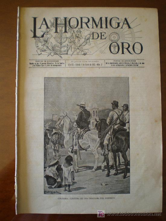 Coleccionismo de revistas y peri&oacute;dicos: LA HORMIGA DE ORO n&ordm; 2 (11/01/02) PUERTO BARCELONA MORROT COLOMBIA URGELL MARRUECOS