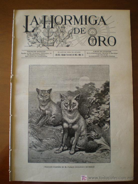 Coleccionismo de revistas y peri&oacute;dicos: LA HORMIGA DE ORO N&ordm; 14 (05/04/02) BARCELONA COLOMBIA MARRUECOS NEW YORK ISMID TRANSWAAL BERLIN
