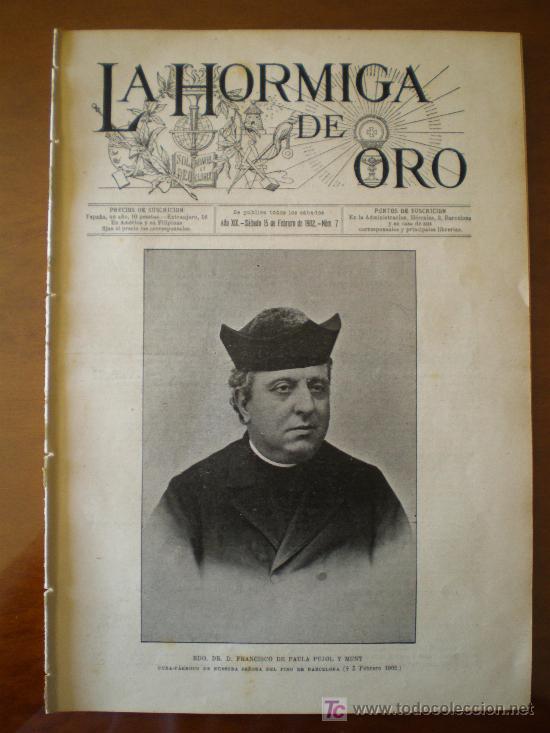 Coleccionismo de revistas y peri&oacute;dicos: LA HORMIGA DE ORO N&ordm; 7 (15/02/02) PRUSIA CHARLOTTE BERLIN TRIPOLI PUJOL Y MUNT MANCHURIA HALCON