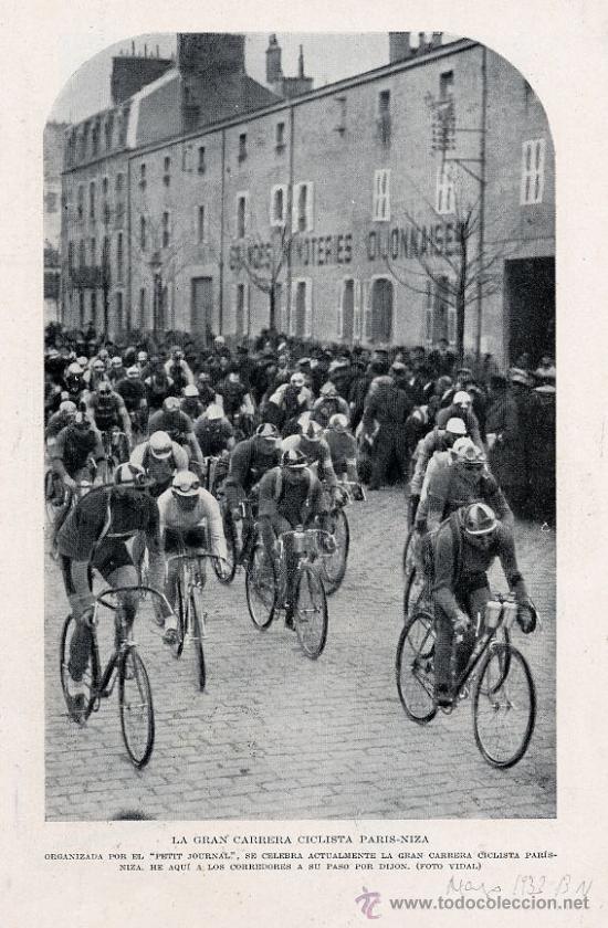 Coleccionismo de revistas y peri&oacute;dicos: CICLISMO 1933 PARIS-NIZA HOJA REVISTA
