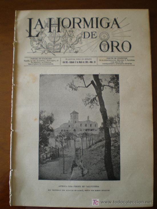 Coleccionismo de revistas y peri&oacute;dicos: LA HORMIGA DE ORO n&ordm; 20 (17/05/02) VALLVIDRERA FERRER MOGOLES CAPRI WLADIWOSKOF