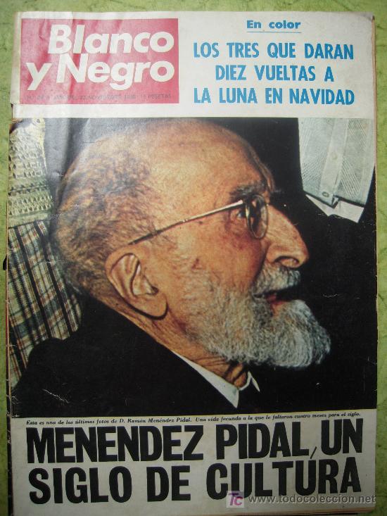 Sammeln von Zeitschriften und Zeitungen: Revista Blanco y Negro 1968 * MEN&Eacute;NDEZ PIDAL * PUBLICIDAD RELOJES *