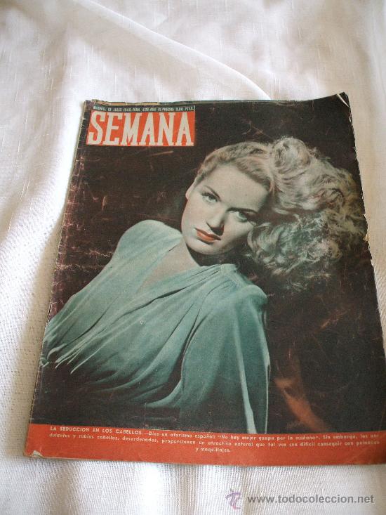 Coleccionismo de Revistas y Peri&oacute;dicos: Revista Semana de 1948