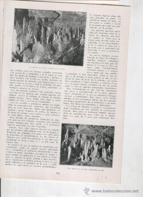 Colecionismo de Revistas e Jornais: REVISTA. A&Ntilde;O 1929.50.CUEVA DE ALTAMIRA. RUPESTRE.YRACHE.BATALLON DE CAZADORES DE REUS EN MANRESA.