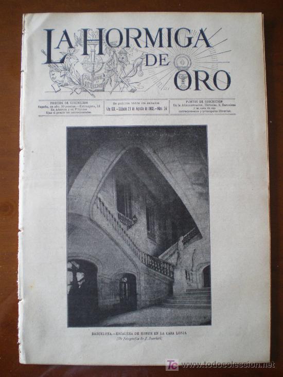 Coleccionismo de revistas y peri&oacute;dicos: LA HORMIGA DE ORO N&ordm; 34 (23/08/02) BARCELONA LONJA REVAL RUSIA MUNSTER PARIS