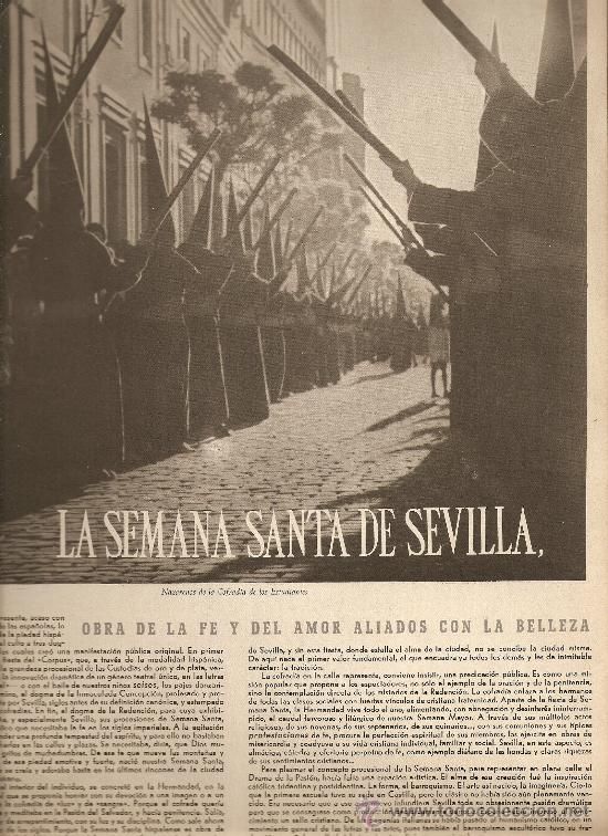 REVISTA.AÑO 1949.BARAJAS.SEMANA SANTA SEVILLA.MUSEO DEL PRADO. (Coleccionismo - Revistas y Periódicos Modernos (a partir de 1.940) - Otros)