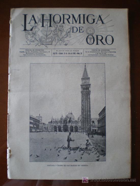 Coleccionismo de revistas y peri&oacute;dicos: LA HORMIGA DE ORO N&ordm; 30 (26/07/02) LUCERNA SUIZA RUSIA CERDE&Ntilde;A ITALIA VENECIA SAN MARCOS COLONIA