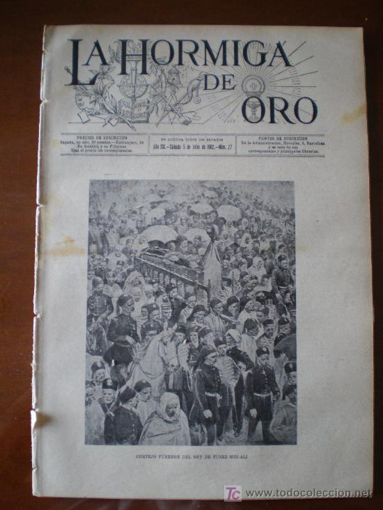 Coleccionismo de revistas y peri&oacute;dicos: LA HORMIGA DE ORO N&ordm; 27 (05/07/02) PUIGCERDA GERONA CICLISMO LEIPZIG SAJONIA TUNEZ