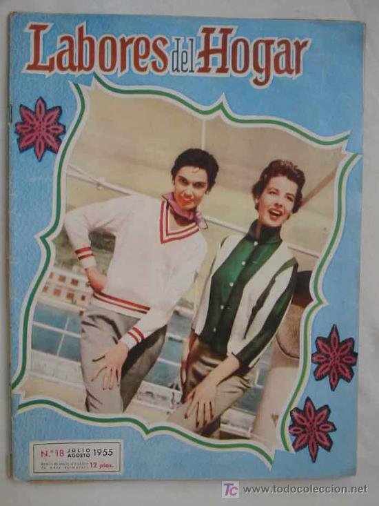 Coleccionismo de Revistas y PeriÃ³dicos: LABORES DEL HOGAR. NÂº 18 - 1955. HYMSA. Lote 14253787