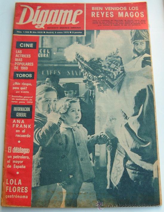 Coleccionismo de revistas y peri&oacute;dicos: REV1 Revista digame_32 Lola Flores