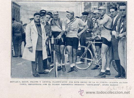 Coleccionismo de revistas y peri&oacute;dicos: CICLISMO   1929 PAIS VASCO VUELTA RETAL REVISTA