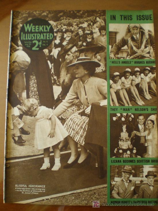 Sammeln von Zeitschriften und Zeitungen: WEEKLY ILLUSTRATED N&ordm; 4 (23/07/38) GUERRA CIVIL GUERNICA DURANGO VIZCAYA