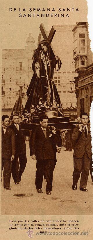 Coleccionismo de Revistas y Peri&oacute;dicos: SANTANDER 1935 SEMANA SANTA RETAL REVISTA