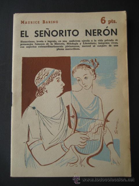 Collezionismo di Riviste e Giornali: EL SE&Ntilde;ORITO NERON - MAURICE BARING - REVISTA LITERARIA - NOVELAS Y CUENTOS. (A&Ntilde;OS 50)