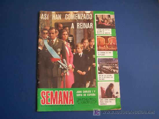 Coleccionismo de Revistas y Peri&oacute;dicos: REVISTA SEMANA N&ordm; 1868 DICIEMBRE 1975