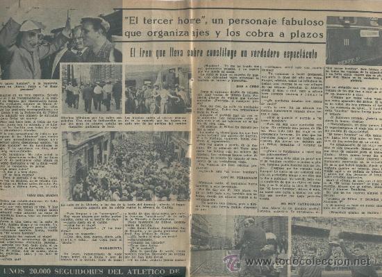 Colecionismo de Revistas e Jornais: REVISTA CARETA. 222. A&Ntilde;O 1958.FUTBOL.EL ATLETICO DE BILBAO GANA LA COPA.LAS CUEVAS DE GRANADA.SACRO.