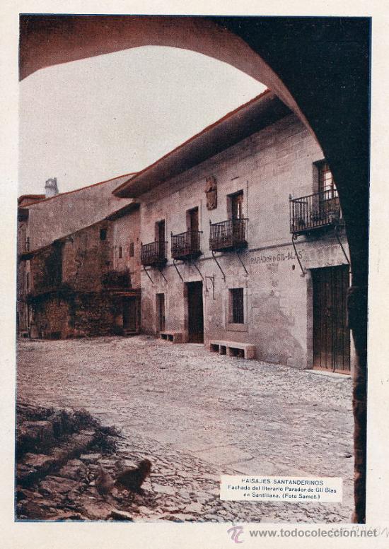 Sammeln von Zeitschriften und Zeitungen: SANTILLANA 1934 PARADOR DE GIL BLAS HOJA REVISTA