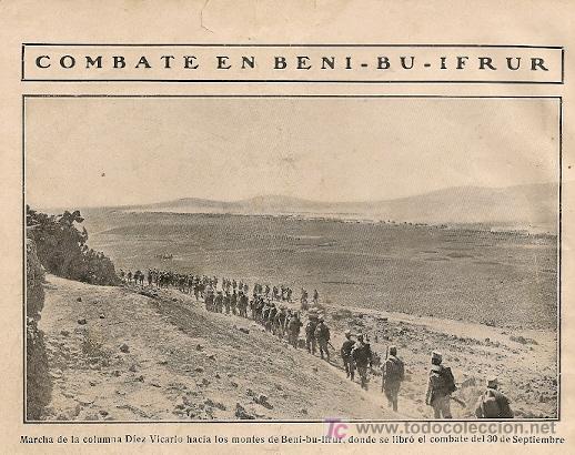 Coleccionismo de revistas y peri&oacute;dicos: * MARRUECOS * Columna D&iacute;ez Vicario en Beni-Bu-Ifrur - 1909
