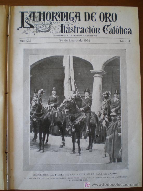 Coleccionismo de revistas y peri&oacute;dicos: LA HORMIGA DE ORO N&ordm; 4 (24/01/24) TRES TOMS BARCELONA ZARAGOZA CADIZ MOTRICO VALENCIA MUNGIA CORDOBA
