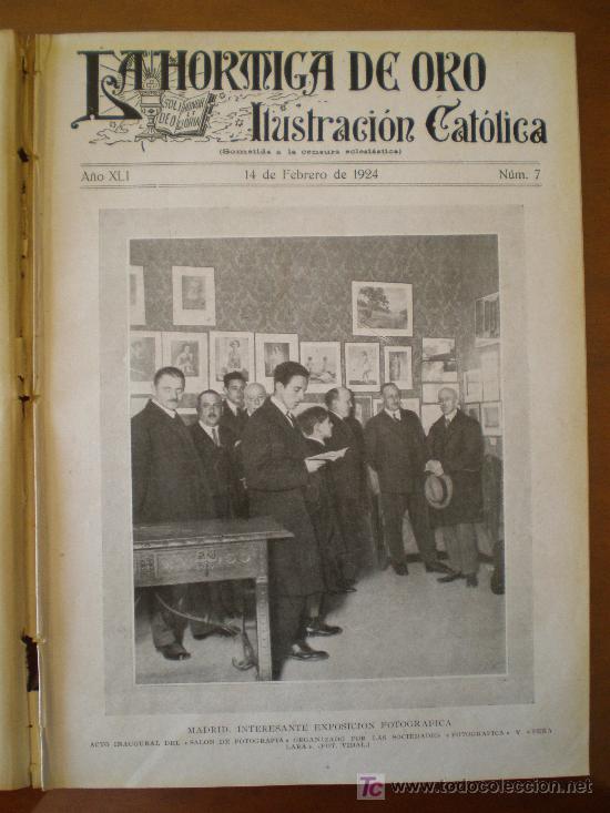 Coleccionismo de revistas y peri&oacute;dicos: LA HORMIGA DE ORO N&ordm; 7 (11/02/24) FOTOGRAFIA CORDOBA SEVILLA MADRID ORDU&Ntilde;A BILBAO GUADALMELLATO CUBA