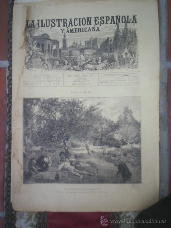 Coleccionismo de revistas y peri&oacute;dicos: REVISTA  A&Ntilde;O 1887  (LA ILUTRACION ESPA&Ntilde;OLA Y AMERICANA)