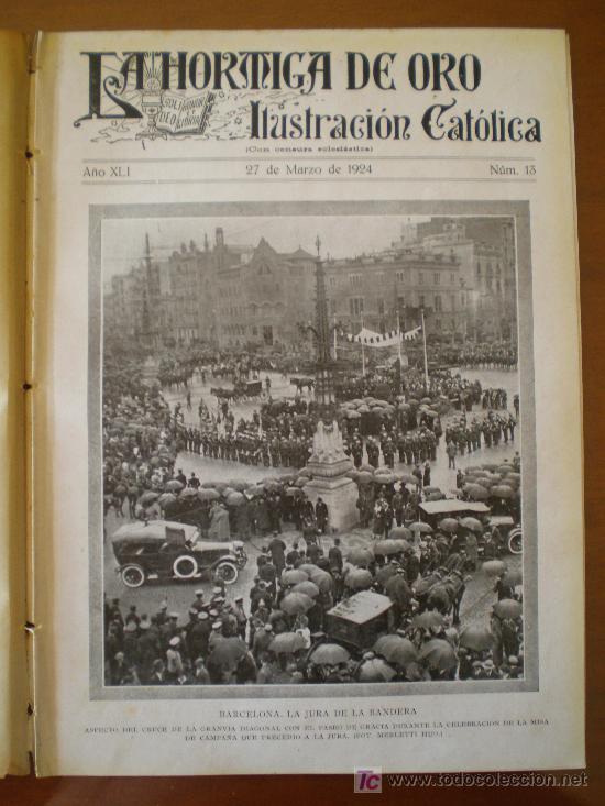 Coleccionismo de revistas y peri&oacute;dicos: LA HORMIGA DE ORO N&ordm; 13 (27/03/24) RACHOL TORTOSA VALENCIA FALLAS MADRID BARCELONA BENLLIURE