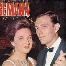 Coleccionismo de Revistas y Periódicos: SEMANA Nº1454 (DICIEMBRE 1967). IDILIO BELMONDO URSULA ANDRESS, BENAVENTE Y SU TIEMPO,...