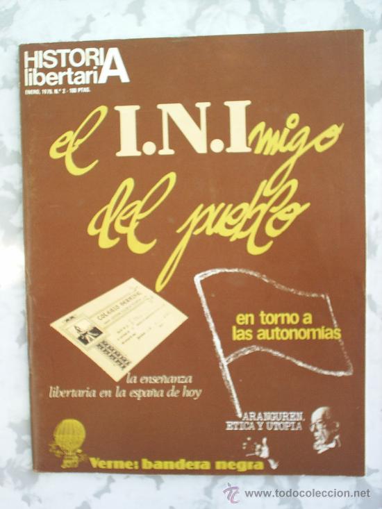 Coleccionismo de revistas y peri&oacute;dicos: HISTORIA LIBERTARIA N.2 ENERO1979 - REVISTA ANARQUISTA ,TEMA ANARQUIA