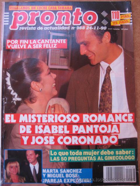 Revista Pronto Nº 968 24 11 1990 Isabel Pant Vendido En Venta Directa