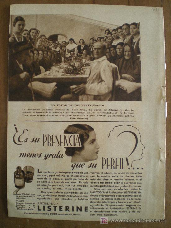 Coleccionismo de revistas y peri&oacute;dicos: RECORTE DE PRENSA 1935 - ASOCIACION SANTA TERESITA DEL NI&Ntilde;O JESUS DE ALHAMA DE MURCIA - CALIFORNIA