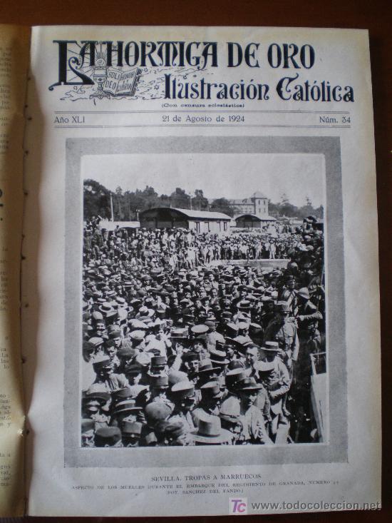 Coleccionismo de revistas y peri&oacute;dicos: LA HORMIGA DE ORO N&ordm; 34 (21/08/24) SEVILLA ALCA&Ntilde;IZ BADALONA SEVILLA GUINARDO VALFOGONA GIRONA ZARAUZ