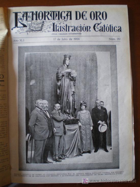 Coleccionismo de revistas y peri&oacute;dicos: LA HORMIGA DE ORO N&ordm; 29 (17/07/24) COULLAT ALICANTE ARENYS MAR CALAFELL TARRAGONA SABADELL LEZO VICH