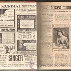 Coleccionismo de Revistas y Periódicos: REVISTA NUEVO MUNDO. AÑO 1913 (2 TOMOS) (A-REVIL-053